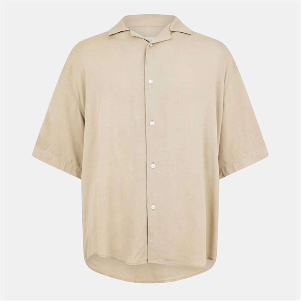 AMI Paris Ami MC SS Shirt - Cream